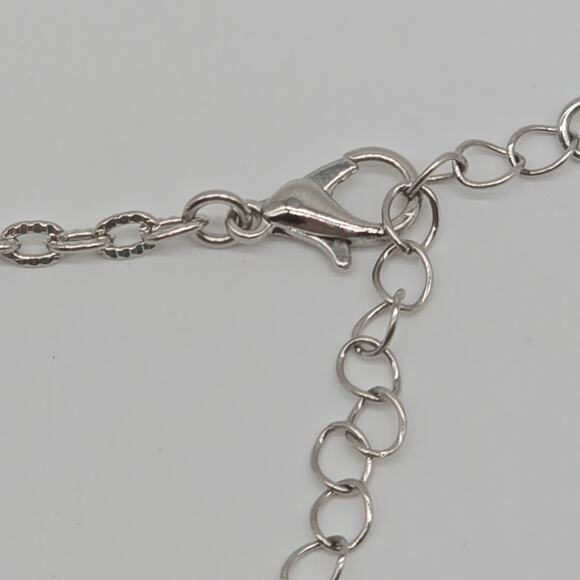 Diamonds International Diamond Heart Pendant 18" Necklace Silver Gold Finish - Picture 7 of 9